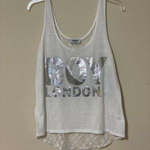 NWT Medium Boy London Tank / Lace (P204)